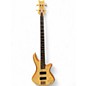 Used Schecter Guitar Research Stiletto Custom 4 String Natural Electric Bass Guitar thumbnail
