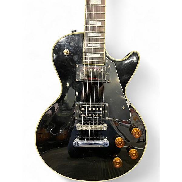 Used Epiphone LES PAUL CUSTOM Ebony Solid Body Electric Guitar