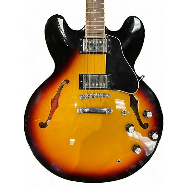 Used Epiphone INSPIRED BY ES335 Vintage Sunburst Hollow Body Electric Guitar