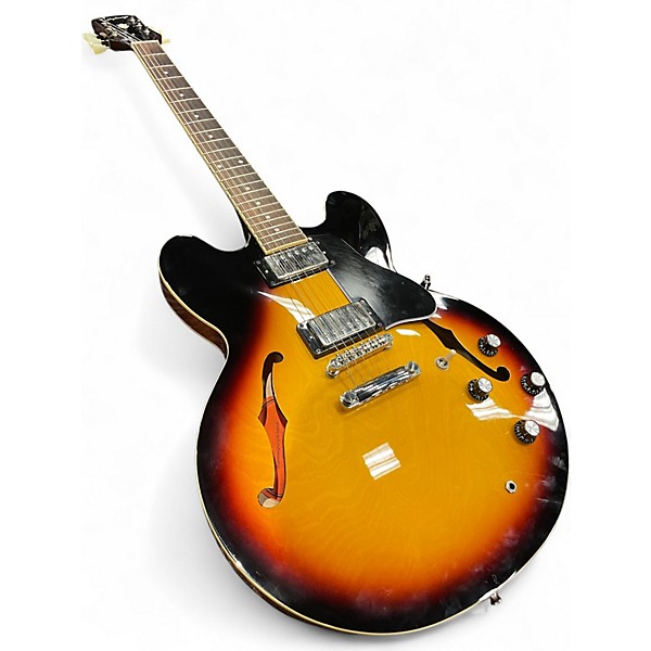 Used Epiphone INSPIRED BY ES335 Vintage Sunburst Hollow Body Electric Guitar