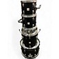 Used Percussion Plus 5 Piece Acoustic Drum Kit Black Drum Kit thumbnail