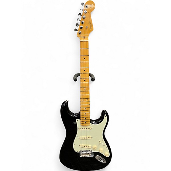 Used Fender American Professional II Stratocaster Black Solid Body Electric Guitar