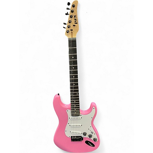 Used Lyx Pro S-TYPE PINK Solid Body Electric Guitar