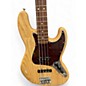 Used Fender FSR Deluxe Jazz Bass Natural Electric Bass Guitar