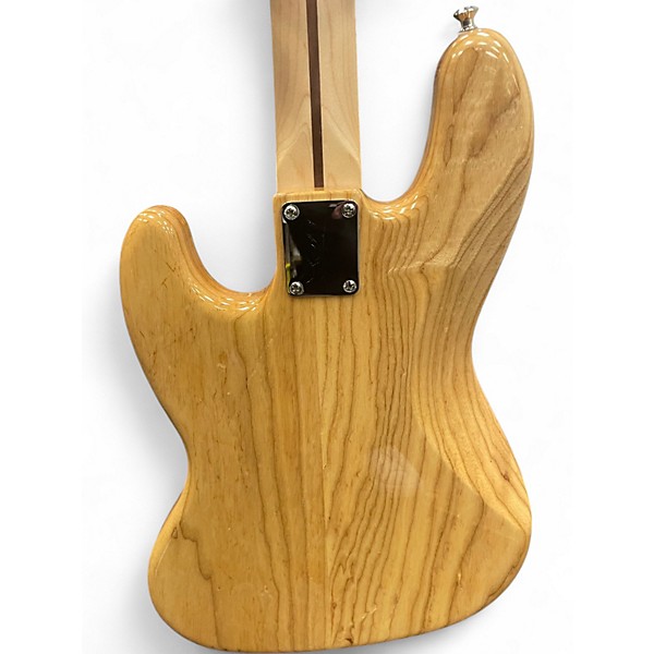 Used Fender FSR Deluxe Jazz Bass Natural Electric Bass Guitar