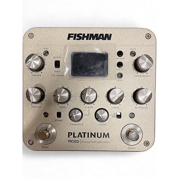 Used Fishman Platinum Pro EQ Guitar Preamp