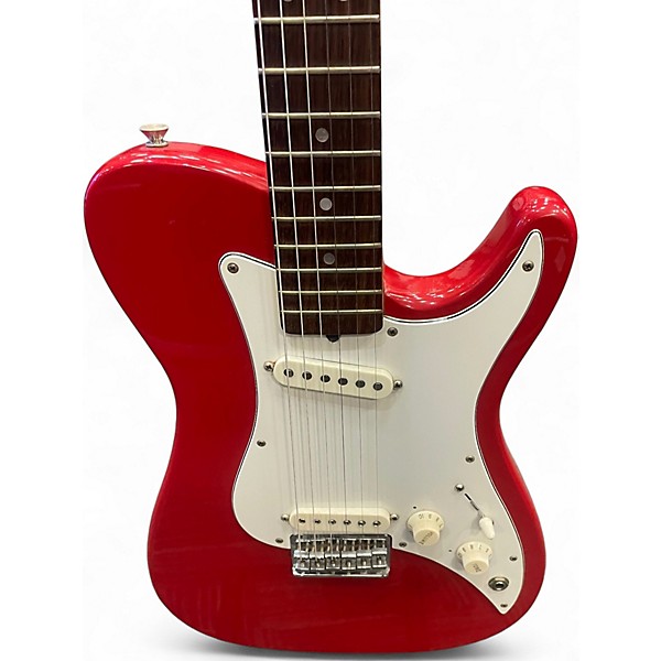 Used Fender Bullet Deluxe Red Solid Body Electric Guitar