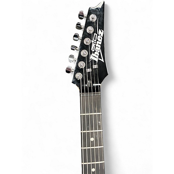 Used Ibanez Grx70qa Blue Solid Body Electric Guitar