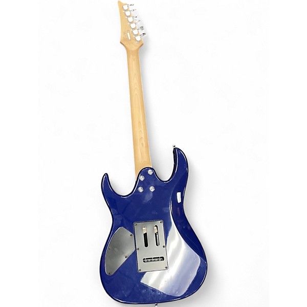 Used Ibanez Grx70qa Blue Solid Body Electric Guitar