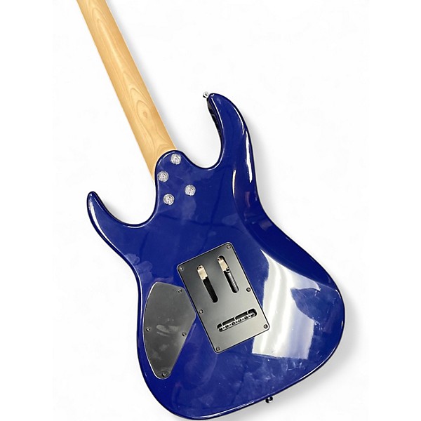 Used Ibanez Grx70qa Blue Solid Body Electric Guitar