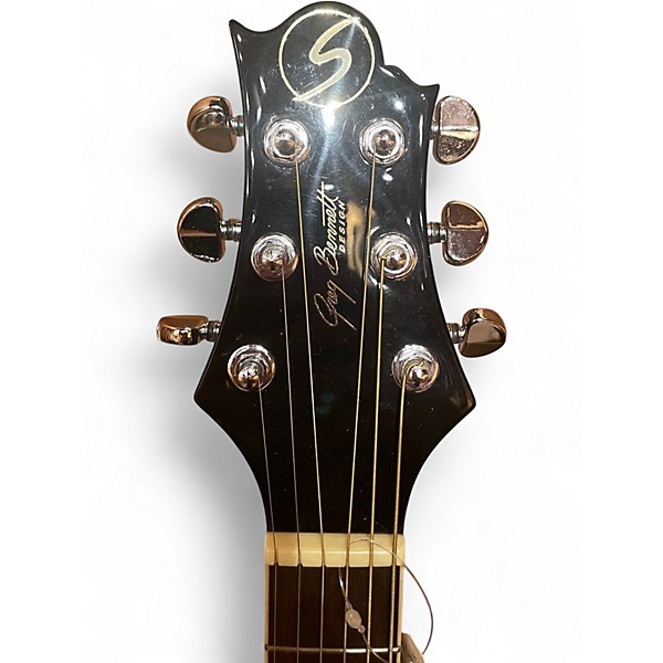 Used Greg Bennett Design by Samick ST6-1 Black Acoustic Guitar