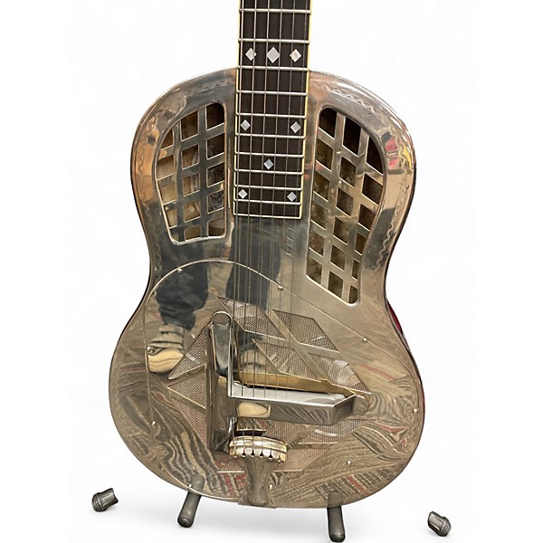 Used National Resophonic tritone style 1 1/2 Metal Resonator Guitar