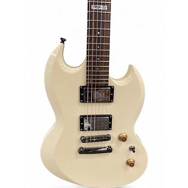 Used ESP LTD Viper 50 Alpine White Solid Body Electric Guitar