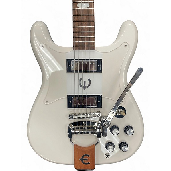 Used Epiphone Crestwood Custom Polaris White Solid Body Electric Guitar