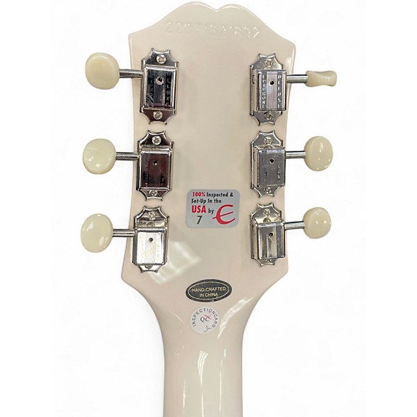 Used Epiphone Crestwood Custom Polaris White Solid Body Electric Guitar