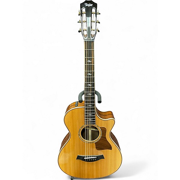 Used Taylor 812CE 12 FRET Natural Acoustic Electric Guitar