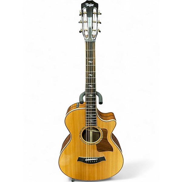 Used Taylor 812CE 12 FRET Natural Acoustic Electric Guitar