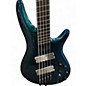 Used Ibanez SRMS725 Blue Chameleon Electric Bass Guitar