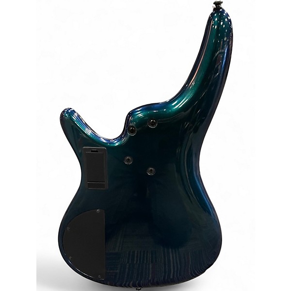 Used Ibanez SRMS725 Blue Chameleon Electric Bass Guitar