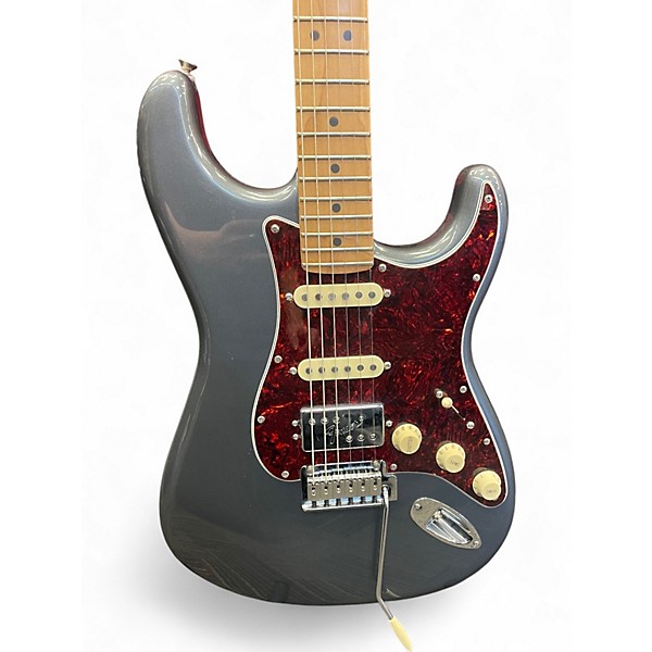 Used Fender Player Plus Stratocaster HSS Silver Solid Body Electric Guitar