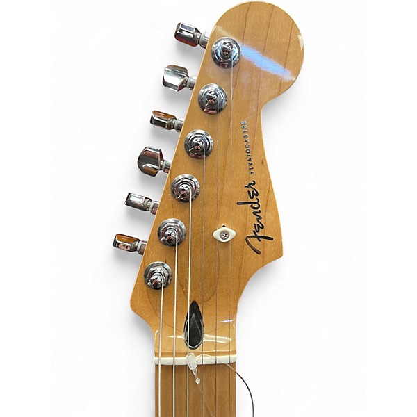 Used Fender Player Plus Stratocaster HSS Silver Solid Body Electric Guitar