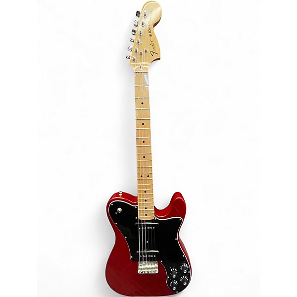 Used Fender Classic Player Telecaster Deluxe Red Solid Body Electric Guitar