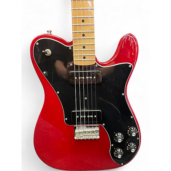 Used Fender Classic Player Telecaster Deluxe Red Solid Body Electric Guitar