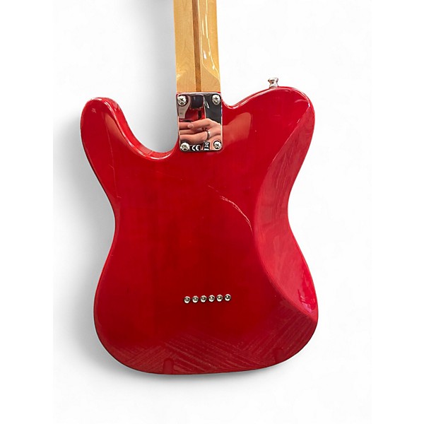 Used Fender Classic Player Telecaster Deluxe Red Solid Body Electric Guitar