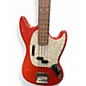 Used Fender Mustang Bass Fiesta Red Electric Bass Guitar thumbnail