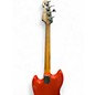 Used Fender Mustang Bass Fiesta Red Electric Bass Guitar
