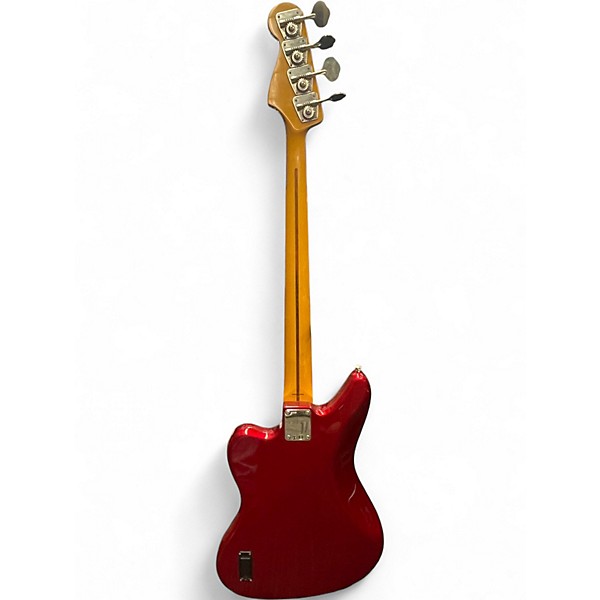Used Fender Jaguar Bass Candy Apple Red Electric Bass Guitar