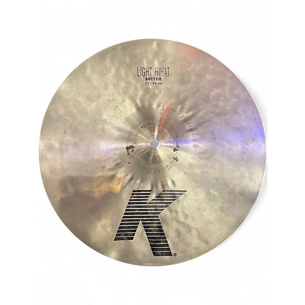 Used Zildjian 13in K Light Hi Hat Pair Cymbal