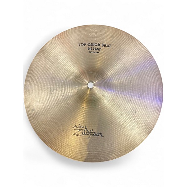 Used Zildjian 14in A QUICK BEAT HIHAT Cymbal