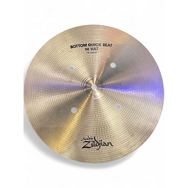 Used Zildjian 14in A QUICK BEAT HIHAT Cymbal