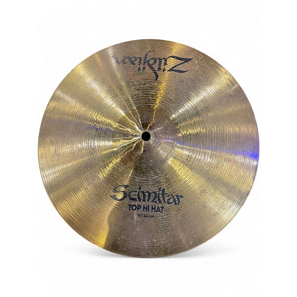 Used Zildjian 14in Scimitar Hi Hat Pair Cymbal