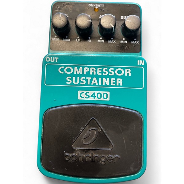Used Behringer CS400 Compressor Sustainer Effect Pedal