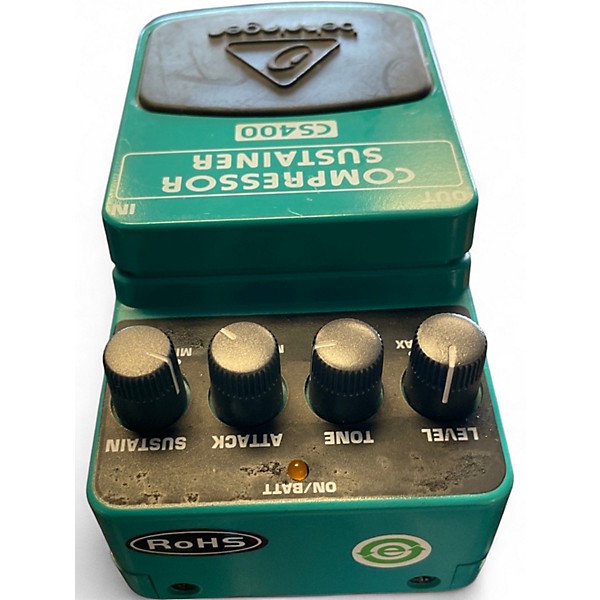 Used Behringer CS400 Compressor Sustainer Effect Pedal