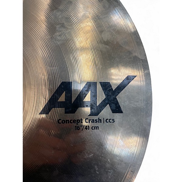 Used SABIAN 16in AAX Concept Crash Cymbal