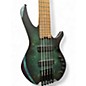 Used Cort space 5 Green Electric Bass Guitar