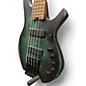 Used Cort space 5 Green Electric Bass Guitar