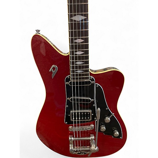 Used Duesenberg Paloma Sparkle Red Solid Body Electric Guitar