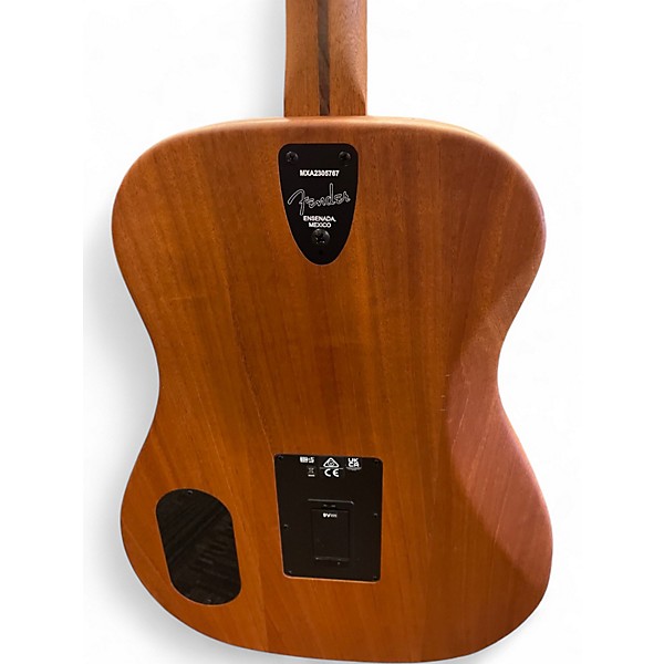 Used Fender Highway Dreadnought Natural Acoustic Electric Guitar