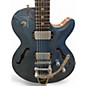 Used Kiesel SH550 Pearl Blue Hollow Body Electric Guitar