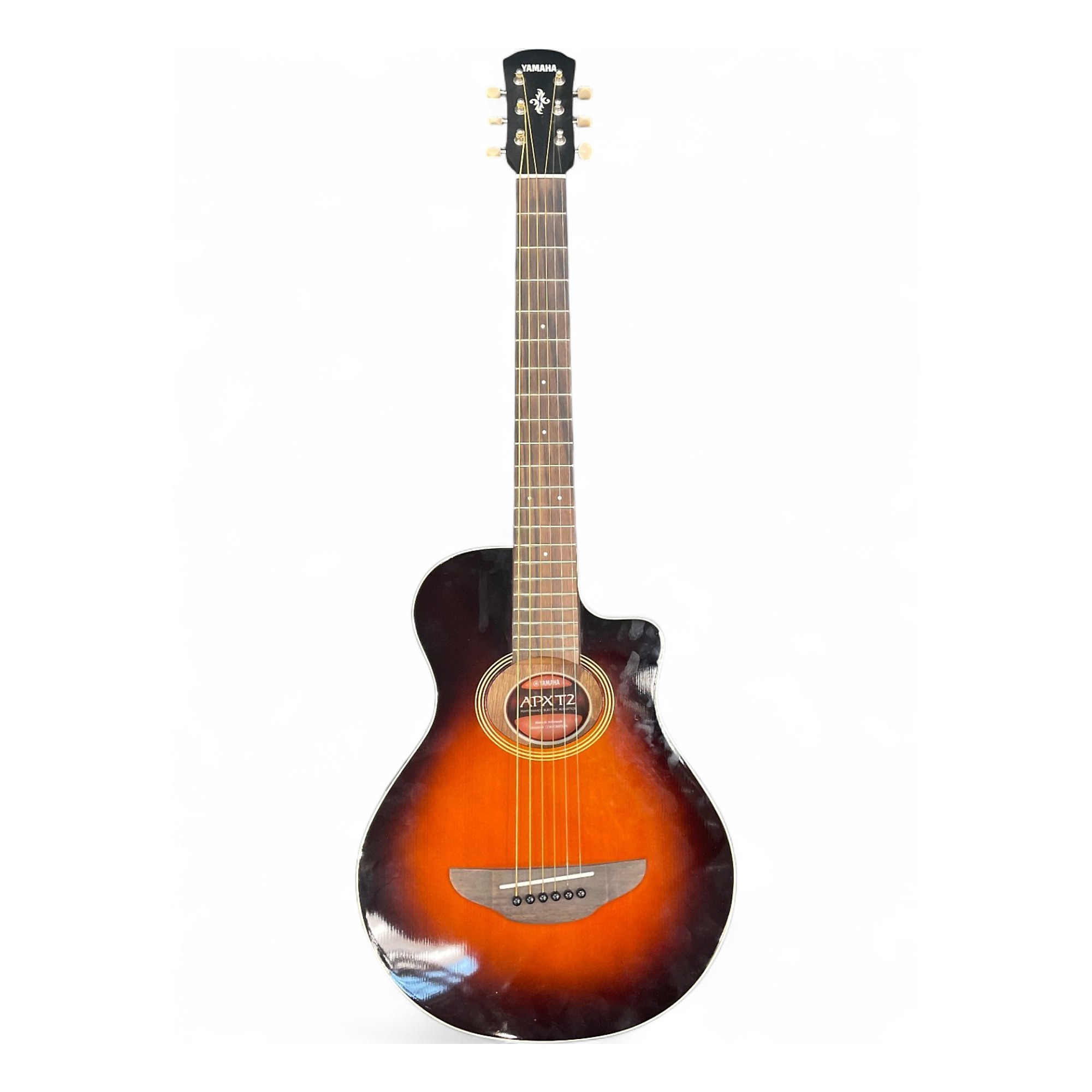Used Yamaha APXT2 Violin Sunburst Acoustic Electric Guitar Violin