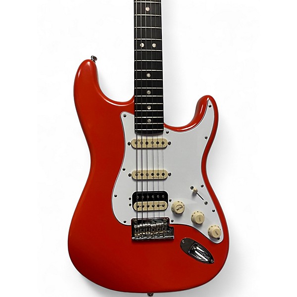 Used Fender Vintage Ultra Luxe Body with Ultra II Neck Fiesta Red Solid Body Electric Guitar
