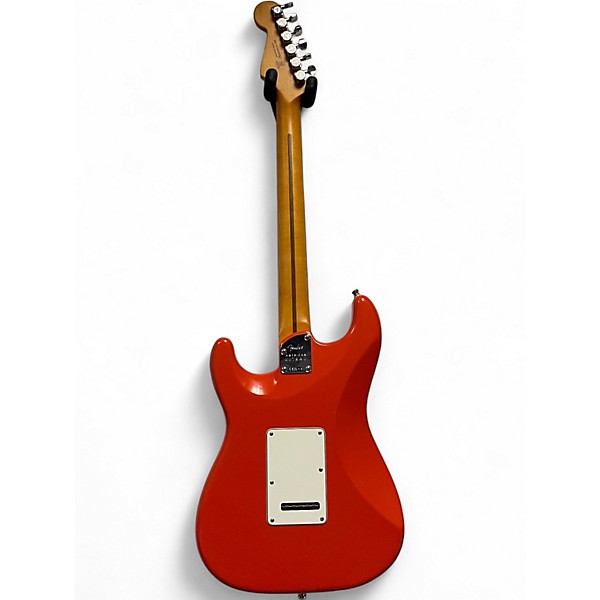 Used Fender Vintage Ultra Luxe Body with Ultra II Neck Fiesta Red Solid Body Electric Guitar