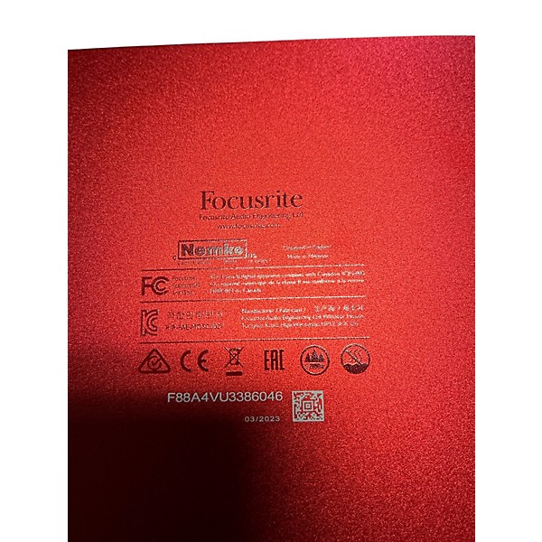 Used Focusrite Scarlett 8i6 Gen 3 Audio Interface