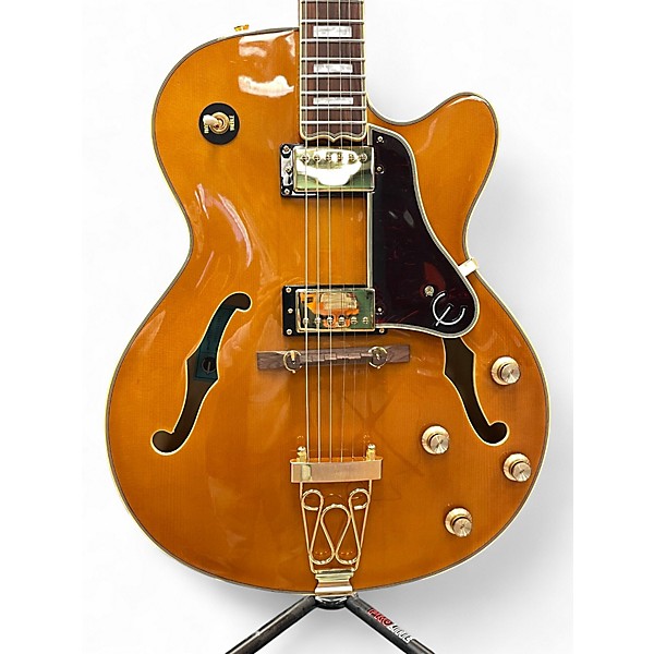 Used 2026 Epiphone Joe Pass Emperor II Antique Amber Hollow Body Electric Guitar