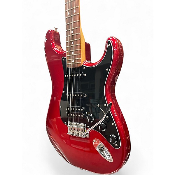 Used 2018 Fender STD STRAT HSS CINDER RED BURST Solid Body Electric Guitar