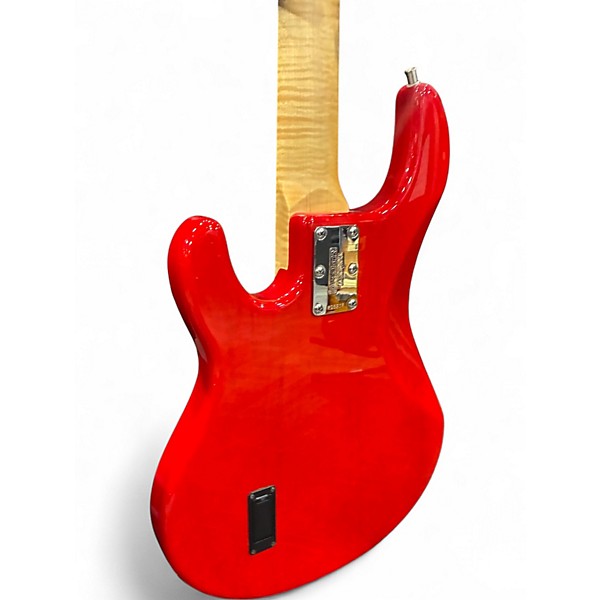 Used Ernie Ball Music Man Stingray 5 H Red Electric Bass Guitar